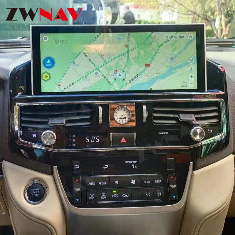 Player multimediale stereo dell'automobile dell'automobile a 12,3 pollici di Android per Toyota LC200 2008-2021