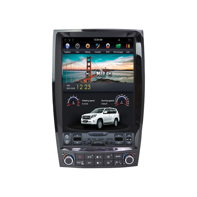 Radio stereo PX6 di androide del touch screen di mercato degli accessori di DC12V Infiniti Q50