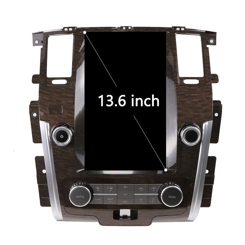 Touch screen dell'unità della testa di Nissan Sat Nav Tesla Style della pattuglia di PX6 Android 9,0