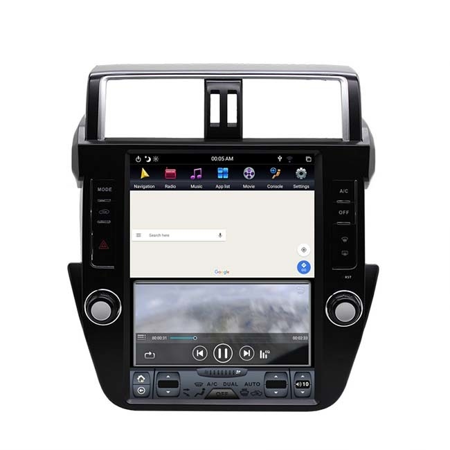 Unità capa di 128G Toyota Sat Nav 6 del centro del touch screen a 12,1 pollici dell'ISP