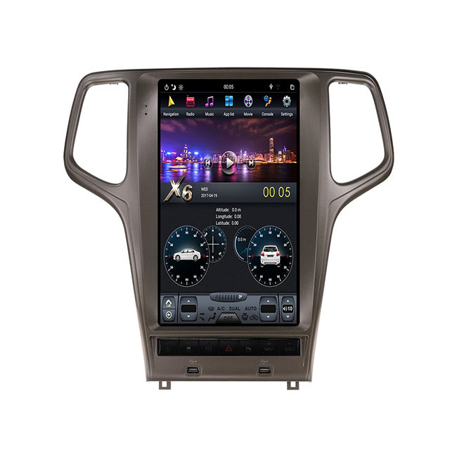 Unità stereo della testa dell'automobile automatica a 13,6 pollici di Android per Jeep Grand Cherokee
