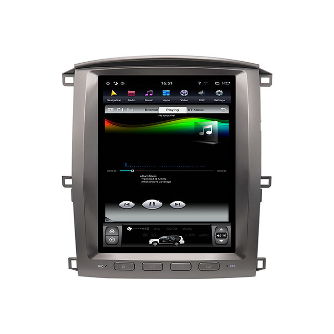Stile capo di tesla dell'unità del touch screen di Lexus LX470 Android a 12,1 pollici