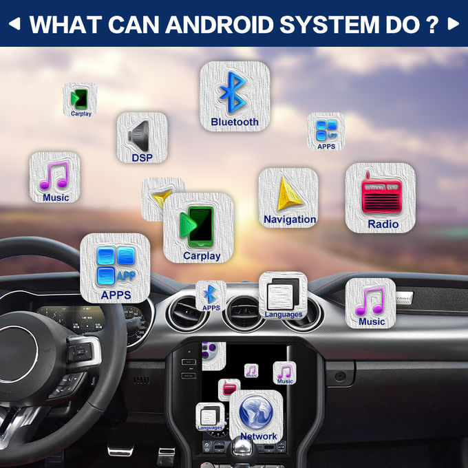 Unità capa del touch screen di Android per la radio 2007-2013 di GPS del player multimediale dell'automobile di Infiniti G25 G37 Android 9 0 stereo