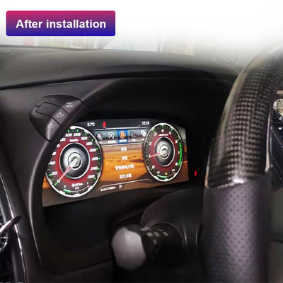 Mazzo LCD quadro portastrumenti dell'automobile dello schermo di Android 9 Tesla a 13,6 pollici per Nissan Patrol Y62