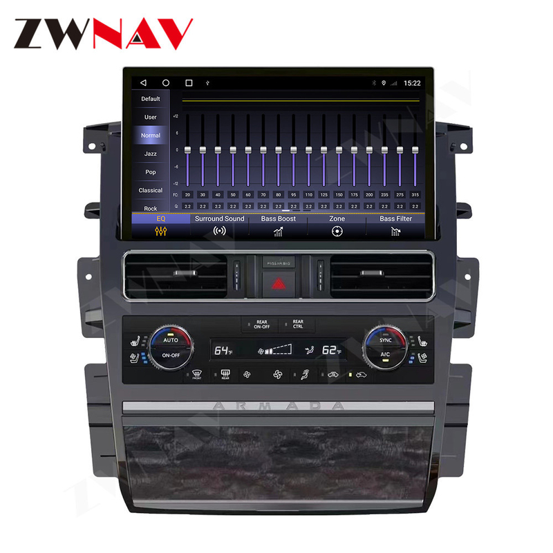 Player multimediale stereo automatico di navigazione di GPS dell'automobile di Nissan Patrol Armada Y62
