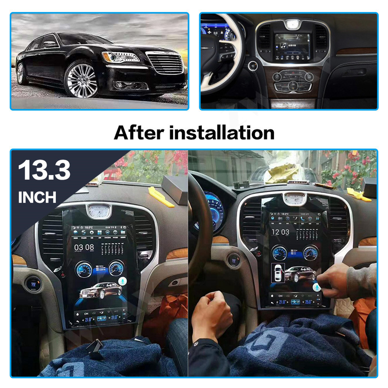 stereotipia automatica 2013-2019 di Carplay di navigazione di Chrysler GPS dell'autoradio 300C