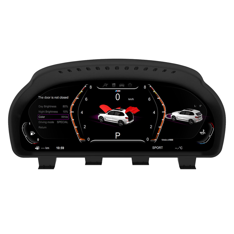 Cabina di pilotaggio virtuale del cluster digitale del lettore multimediale per auto da 12,3 pollici per la serie BMW X3 X4 X5