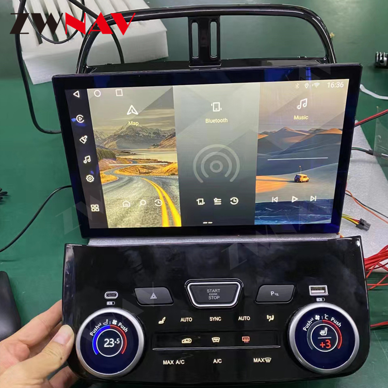 2016-2020 Autoradio Tesla Style Jaguar F-Pace Lettore multimediale Navigazione GPS DSP Stereo