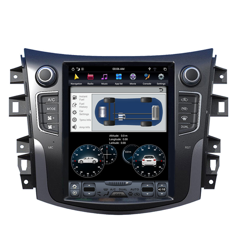 Navigazione Carplay dell'automobile di Terra Nissan Sat Nav Android 9,0 di stile di PX6 Tesla