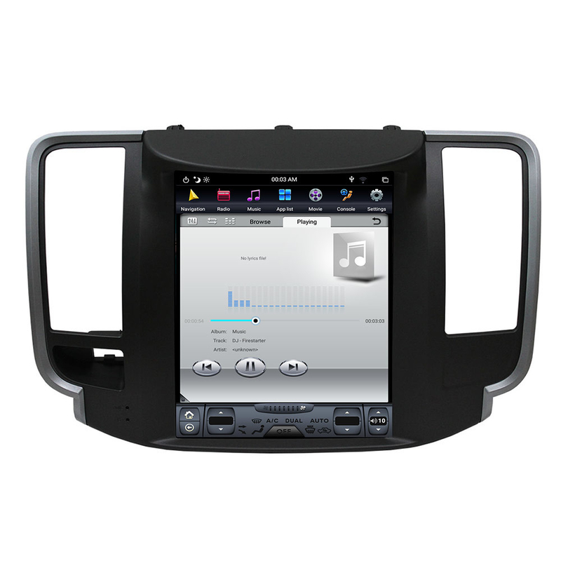 Unità capa del touch screen PX6 di Android 9 del CE per l'automobile NISSAN Teana 2008