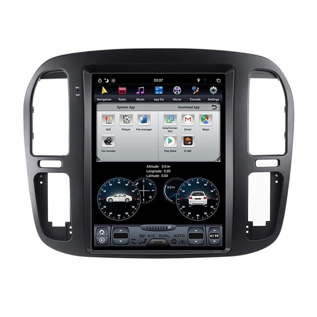 Automobile inversa Navi Player dell'interfaccia TDA 7851 della macchina fotografica di Android 9,0 a 12,1 pollici