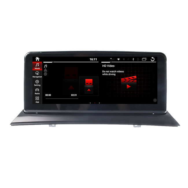 Player multimediale a 12,3 pollici dell'automobile del sistema di 64GB Android per BMW X3 X4 ccc