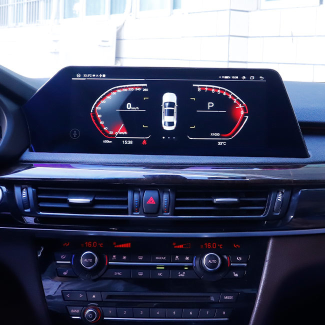 2009 2016 baccano dell'unità capa di X5 BMW Sat Nav Android 10 singolo a 12,3 pollici