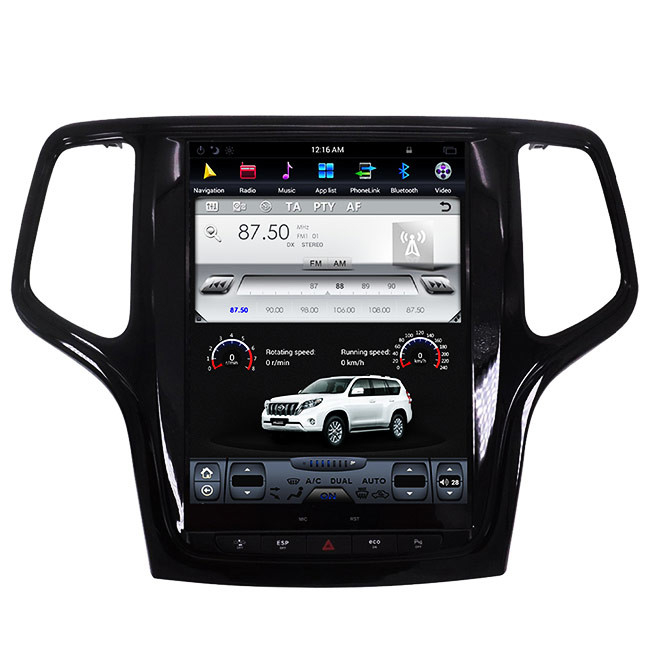 Unità a 10,4 pollici 128GB Android 10 della testa di Jeep Grand Cherokee Car Stereo