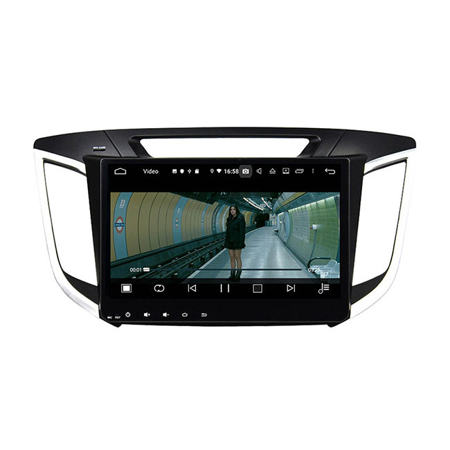 Sistema di navigazione dell'automobile di Android 9 di baccano dell'unità della testa di BT5.0 IX25 Hyundai singolo