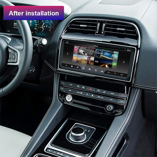 Fascia Android dell'autoradio di Jaguar Fpace X761 9,0 64GB a 10,25 pollici