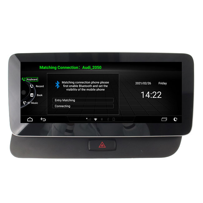 Sistema di navigazione automobilistico a 10,25 pollici della mappa di 128GB Q5 AUDI Carplay Android Auto GPS