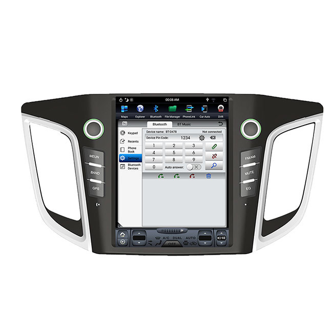 Androide automatico 9 del player multimediale di 1024*768 128GB per Hyundai IX25 2014 2018