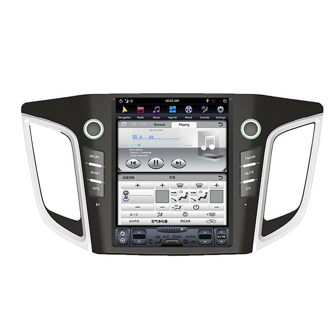 Androide automatico 9 del player multimediale di 1024*768 128GB per Hyundai IX25 2014 2018