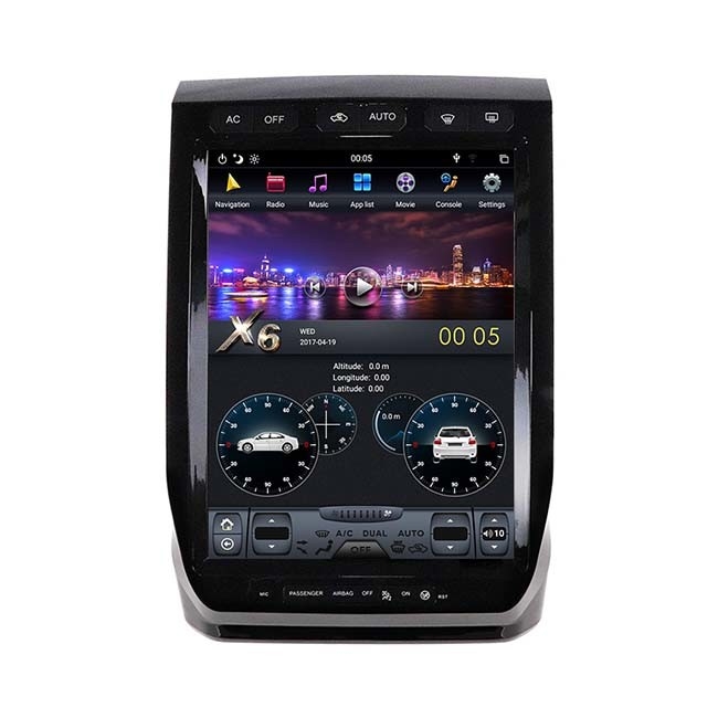 2015 player multimediale automatico a 13 pollici Android 9 dell'unità PX6 della testa di Ford F150