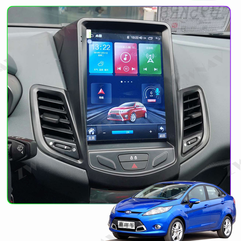 Radionavigazione capa automatica a 10,4 pollici Android 10 Carplay dell'unità di Android per Ford Fiesta
